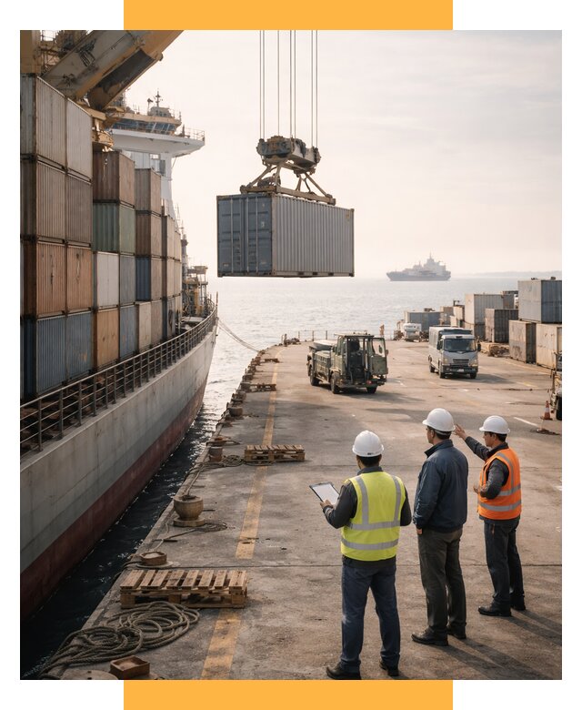 Морские перевозки грузов по миру от 45626 р. | СетСервис-Рмн