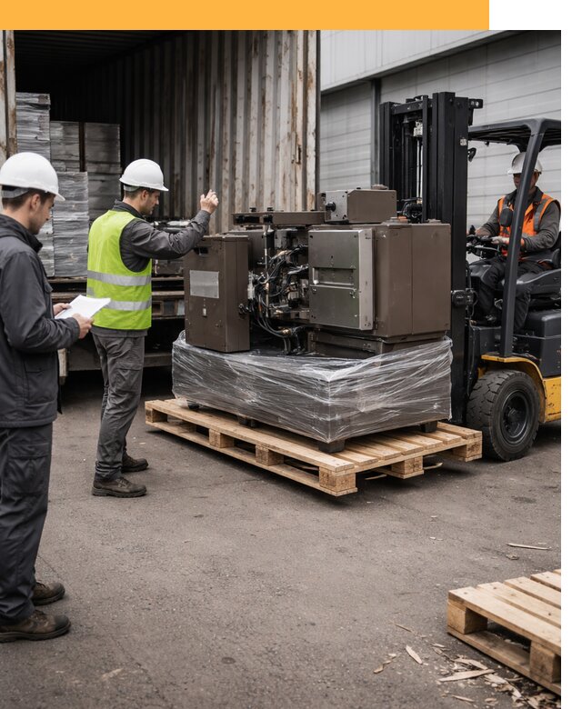 Доставка промышленного оборудования из Европы от 45626