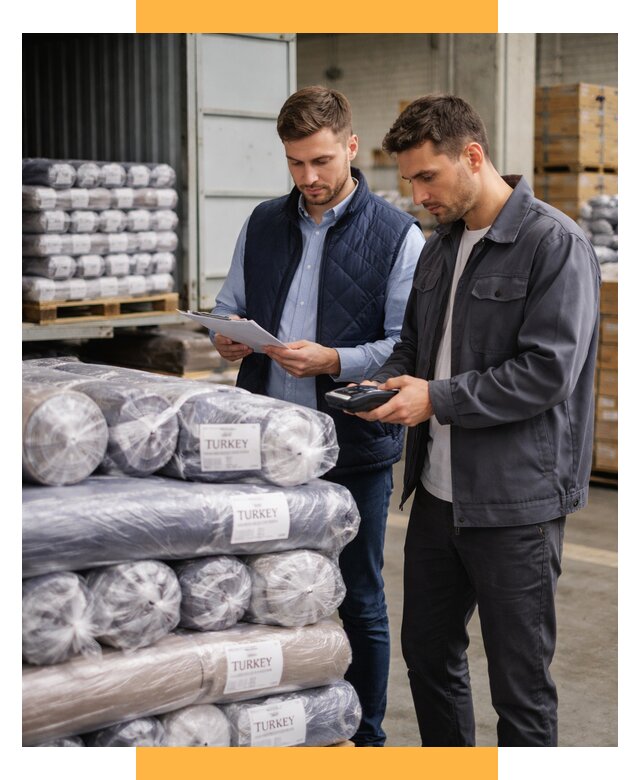 Доставка текстиля из Турции от 45626 р. под ключ, СетСервис-Рмн