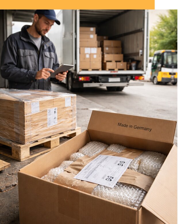 Доставка грузов из Германии от 45626 руб с таможенным оформлением