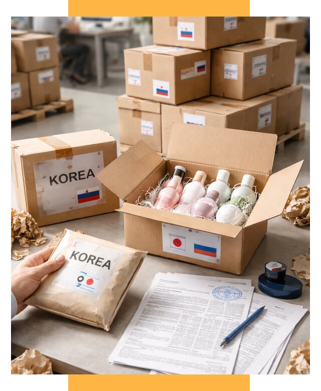 Доставка косметики из Кореи от 8618 р. под ключ | СетСервис-Рмн