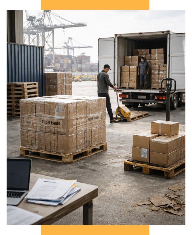 Доставка грузов из Израиля от 15209 р., логистика от СетСервис-Рмн