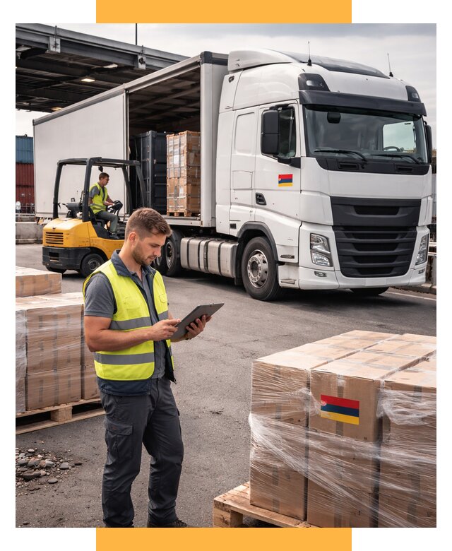 Автоперевозки из Армении от 96321 р. — услуги СетСервис-Рмн