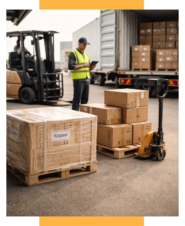 Доставка грузов в Корею из России от 35487 р. | СетСервис-Рмн