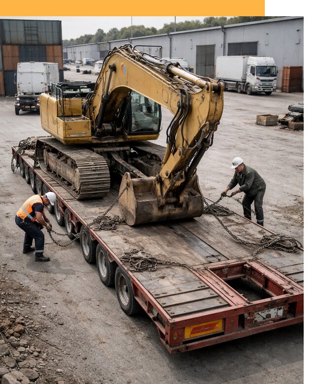 Перевозка спецтехники по России и миру от 45626 руб