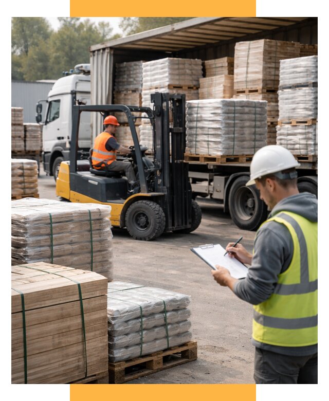 Перевозка строительных материалов от 5576 р. | СетСервис-Рмн