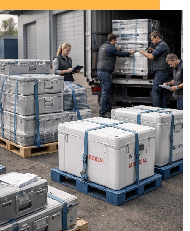 Перевозка медицинского оборудования по всему миру от 15209 руб
