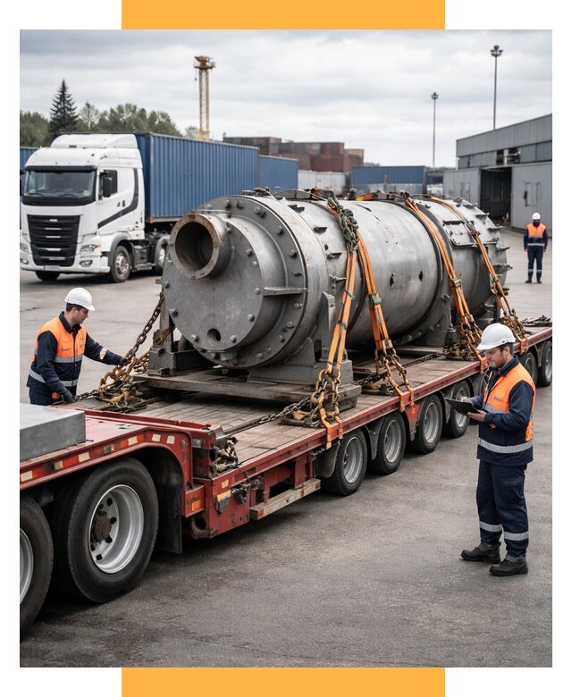 Перевозка тяжеловесных грузов под ключ от 152085 р. | СетСервис-Рмн