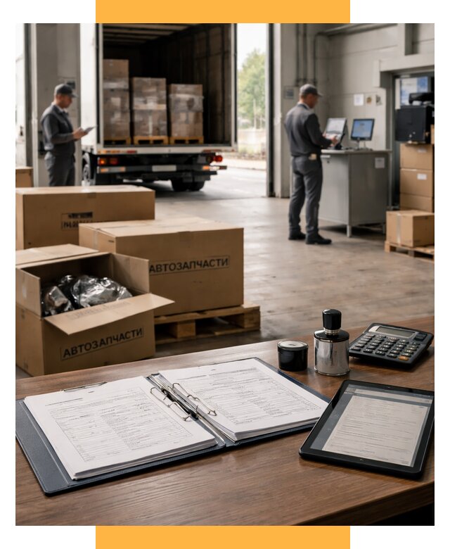 Таможенное оформление автозапчастей под ключ от 8618 р., СетСервис-Рмн