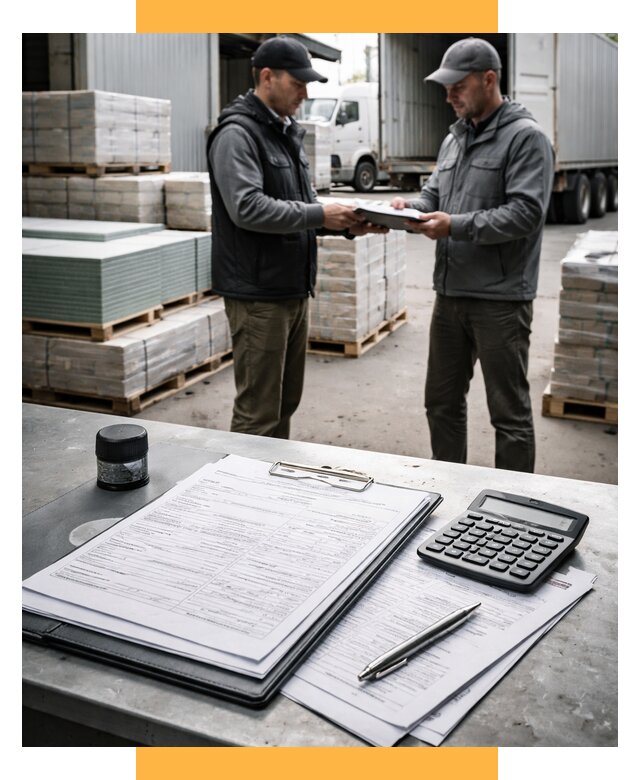 Таможенное оформление стройматериалов от 8618 р. | СетСервис-Рмн