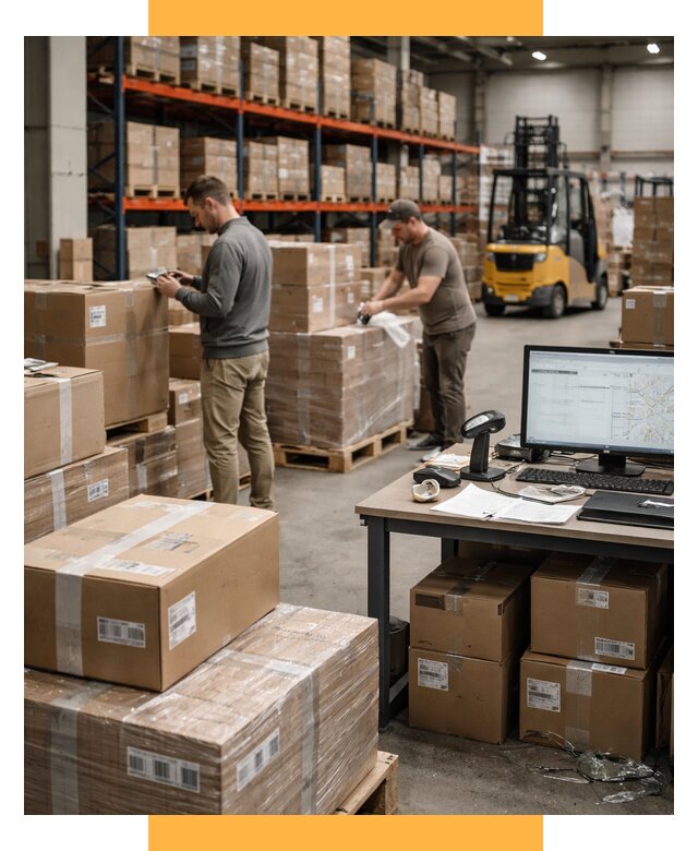 Склад консолидации в Европе от 6590 р., услуги СетСервис-Рмн